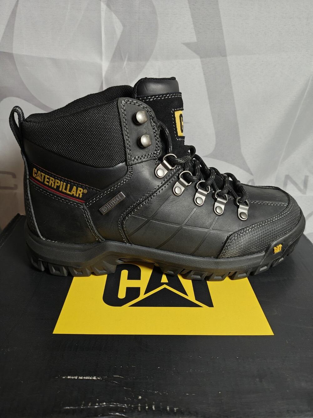 CAT Caterpillar $115 Men's 7 Threshold Waterproof Soft Toe Work Boot NWB